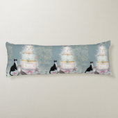 Coussins Longs Gâteau de célébration pour chat élégant (Dos)