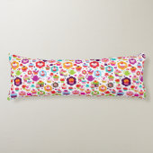 Coussins Longs Gâteau de tasse et pot mignons de thé (Devant)