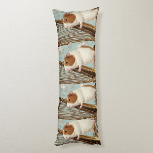 Coussins Longs Gentle Harp Melody Guinea Pig Body Pillow (Dos (Vertical))