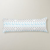 Coussins Longs Geometrics bleu (Dos)