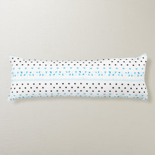 Coussins Longs Geometrics bleu
