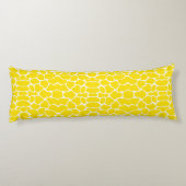 Coussins Longs Giraffe de Safari Jaune d'or (Dos)