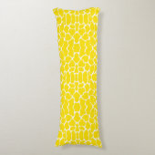 Coussins Longs Giraffe de Safari Jaune d'or (Devant (Vertical))