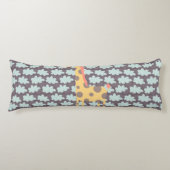 Coussins Longs Giraffe et nuages (Devant)