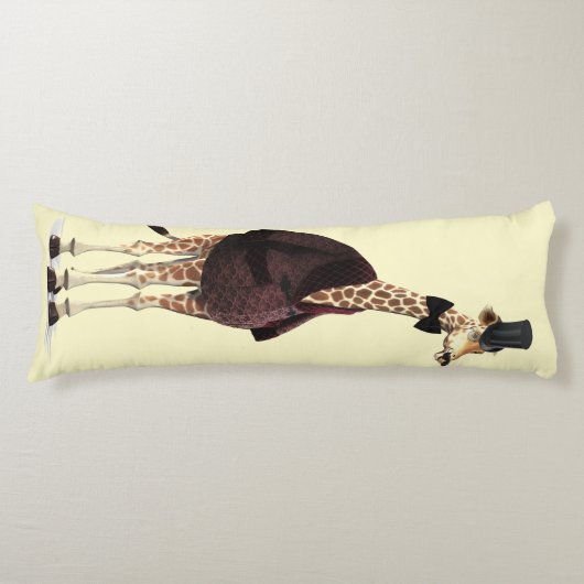 Coussins Longs Giraffe Fumer Veste (Devant)