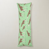 Coussins Longs Giraffe Jungle Safari animal (Dos (Vertical))