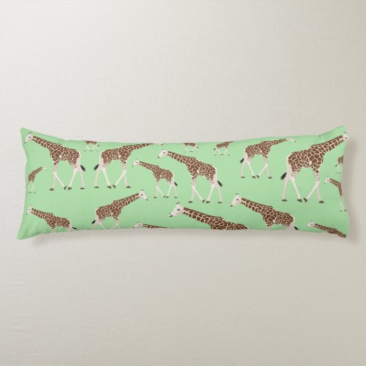 Coussins Longs Giraffe Jungle Safari animal (Devant)