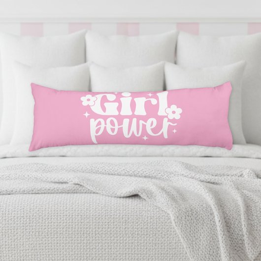 Coussins Longs Girl Power Pink