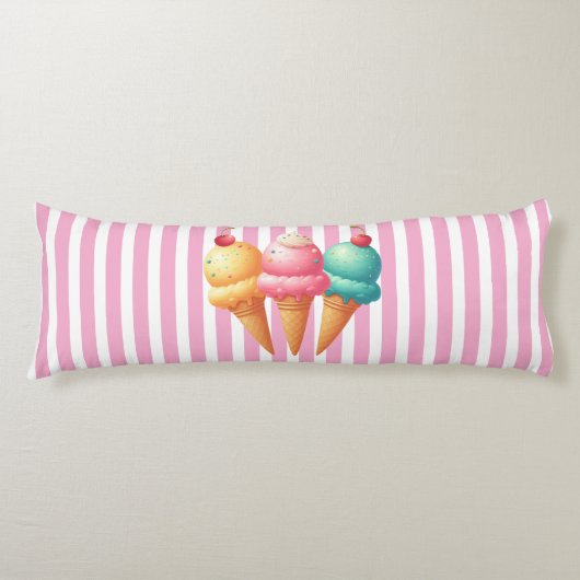 Coussins Longs Glace colorée (Devant)