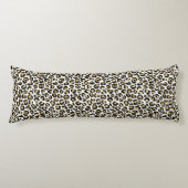Coussins Longs Gold Glam Black Leopard (Devant)
