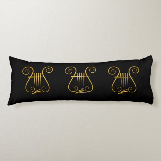 Coussins Longs Golden lyre (Devant)