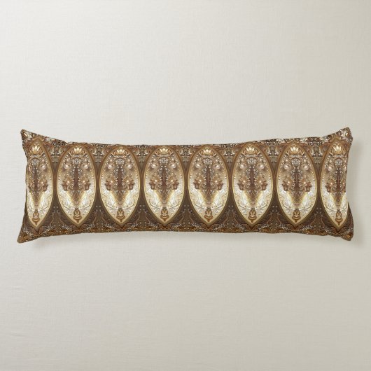 Coussins Longs Golden Ornate Body Pillow (Devant)