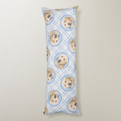 Coussins Longs Golden Retriever Painting mignon Original Chien Ar (Dos (Vertical))