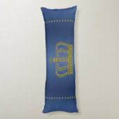Coussins Longs Golden Royal Crown + votre backgr. & idées (Dos (Vertical))