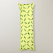 Coussins Longs Gossamer Ailes Sur Jaune (Dos (Vertical))