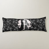 Coussins Longs Gothique Emo Enfants Kiss Valentine's Day (Dos)