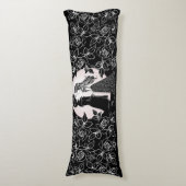 Coussins Longs Gothique Emo Enfants Kiss Valentine's Day (Devant (Vertical))