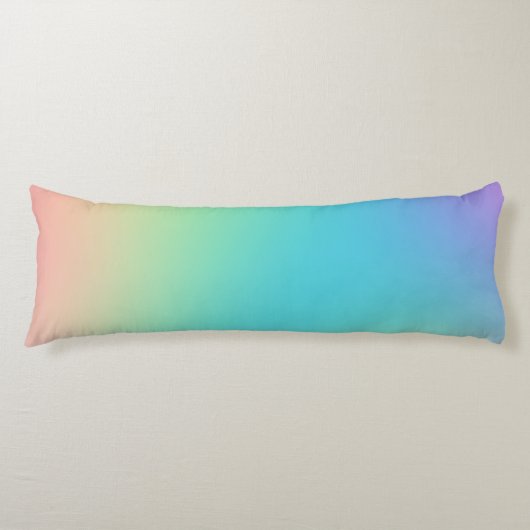 Coussins Longs Gradient arc-en-ciel magnifique (Devant)