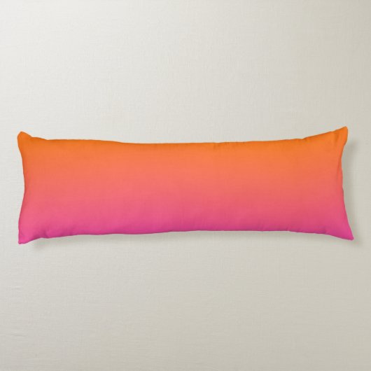 Coussins Longs Gradient orange et rose (Dos)