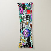 Coussins Longs Graffiti (Devant (Vertical))