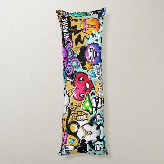 Coussins Longs Graffiti (Dos (Vertical))