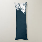 Coussins Longs Grand navire et nuages Nautique (Dos (Vertical))