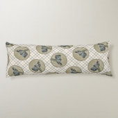 Coussins Longs Grande Dane Peinture Brindle Original Pet Dog Art (Dos)