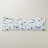 Coussins Longs Grande Pyrénées Peinture Blanc Original Animal de (Devant)