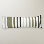 Coussins Longs Grandes bandes et nom modernes en herbe séchée Ver (Dos)