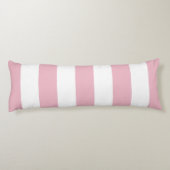 Coussins Longs Grandes Pink, Grandes Blances, Motif Gratté (Dos)