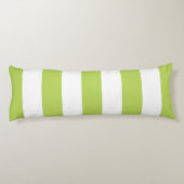 Coussins Longs Grandes Tailles Vertes, Grandes Tailles Blanches, (Dos)