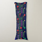 Coussins Longs Graphique Contemporain Simple (Devant (Vertical))