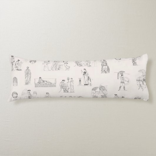 Coussins Longs Grèce antique Classique Histoire grecque Motif (Devant)