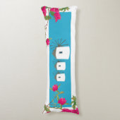 Coussins Longs Grèce Bougainvilliers Ile grecque Moulins à vent (Devant (Vertical))