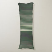 Coussins Longs Green, Gray, Black, Cream Stripes (Devant (Vertical))