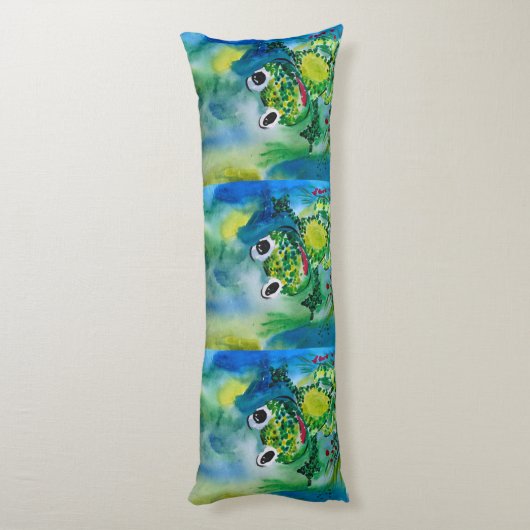 Coussins Longs Grenouille (Dos (Vertical))