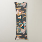 Coussins Longs Grenouille japonaise ukiyo-e Froggies (Devant (Vertical))