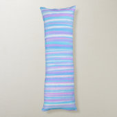 Coussins Longs Grilles Acryliques Peintes Turquoise Rose violet (Dos (Vertical))