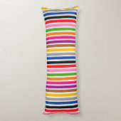 Coussins Longs Grilles multicolores blanches Conception Motif (Dos (Vertical))