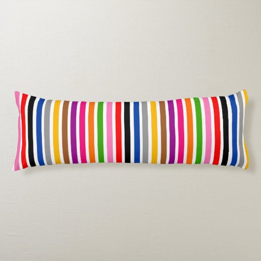 Coussins Longs Grilles multicolores blanches Conception Motif (Devant)