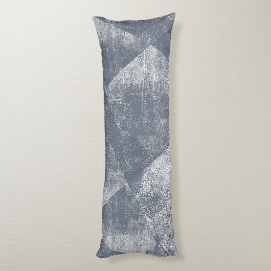Coussins Longs Gris bleu foncé Texture géométrique minimale d'enc (Dos (Vertical))