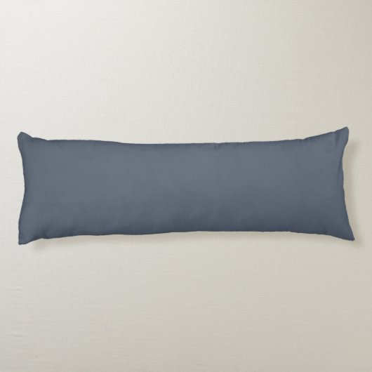Coussins Longs Gris bleu uni (Dos)