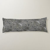 Coussins Longs Gris de granit avec de la mousse verte (Dos)