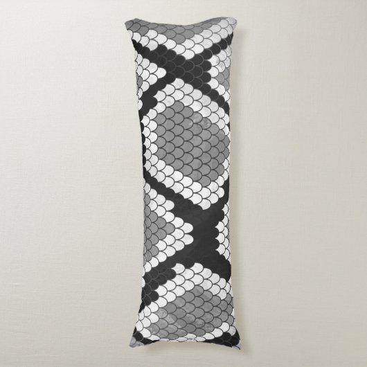 Coussins Longs Gris de serpent et gris clair (Devant (Vertical))