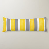 Coussins Longs Gris Jaune Gris Blanc Gris Moderne 2 (Devant)