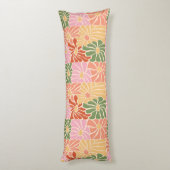Coussins Longs Groovy Retro Floral  (Dos (Vertical))