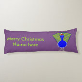 Coussins Longs Gros paon de Noël (Dos)