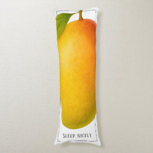 Coussins Longs Grosse Mangue, Fruit Sucré et Mots