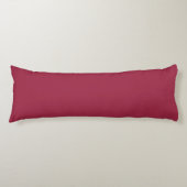 Coussins Longs Grosse trempette o’ruby (couleur solide) (Devant)