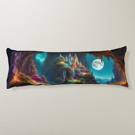 Coussins Longs Grotte en cristal brillant (Dos)